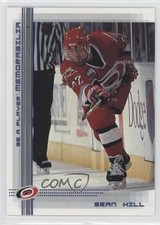 2000-01 ITG Be A Player Memorabilia Sapphire 8/100 Sean Hill #339 2a8