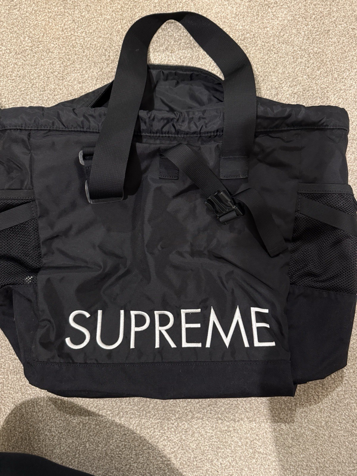 Supreme The North Face Adventure Tote Black SS20 Bag image 3