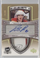 2005 Upper Deck The Cup Rookie Gold Rainbow 74/85 Rostislav Olesz Patch Auto g0y