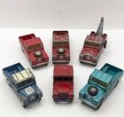 Job Lot of Vintage Early Die Cast Toy Land Rovers - CORGI 21101/59 & DINKY Mecc.