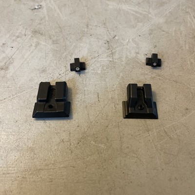 Trijicon & OEM Smith & Wesson M&P Shield Plus Factory White Dot Sights Set 2 Qty