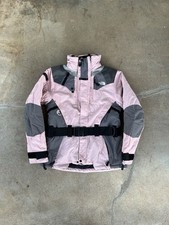 North Face Steep Tech Pink Belted Ski Snow Outdoor Jacket Womens Size Medium