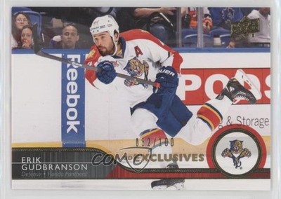 2014-15 Upper Deck UD Exclusives 32/100 Erik Gudbranson #85 k5i