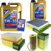 Mann Inspektionspaket 6L Liqui Moly Longlife 5W-30 FüR VW Tiguan 2.0 TSI 4Motion