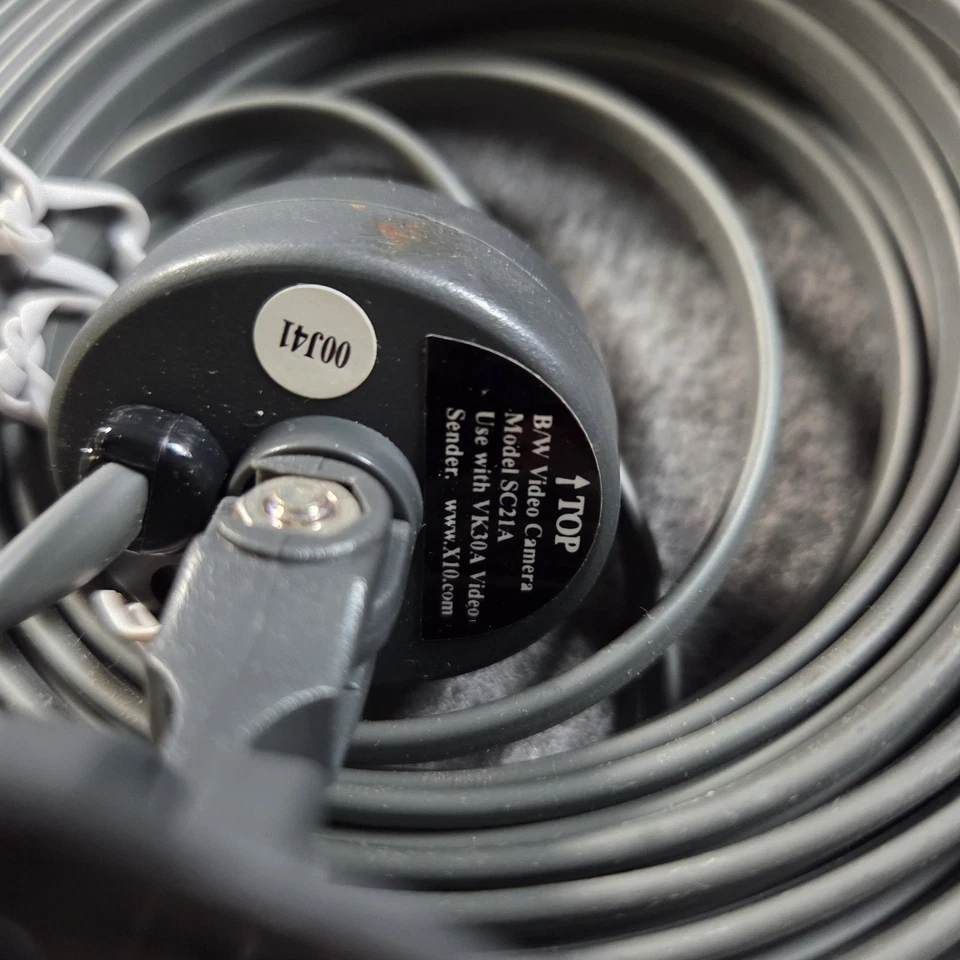 X10 SC21A Security Surveillance Camera w/ 60' Cord, Comes With 2 Camera Only - Image 4 of 4