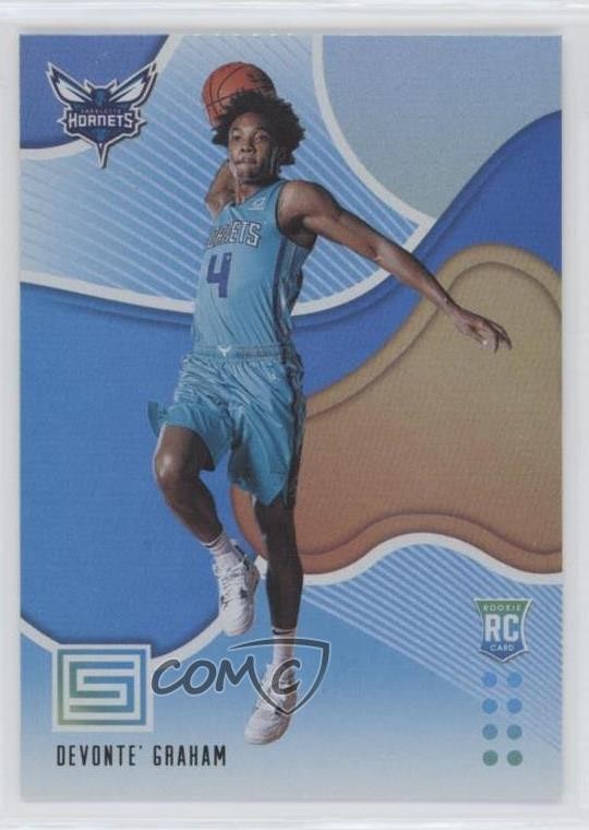 2018-19 Panini Status Rookies 2 Blue Devonte' Graham #183 Rookie RC uk2