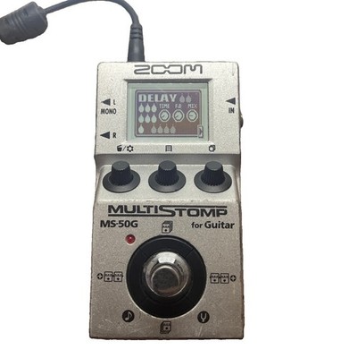 Zoom MS-50G MultiStomp Guitar Effects Pedal Multi Effector Tested Working