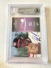 Matt Cain 2003 SAL Top Prospects Multi Ad Signed Autograph Beckett IP Giants