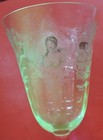 CIRCA 1920's-1930's MORGANTOWN GLASS QUEEN LOUISE 7 1/2" WATER GOBLET-#4 — photo 6