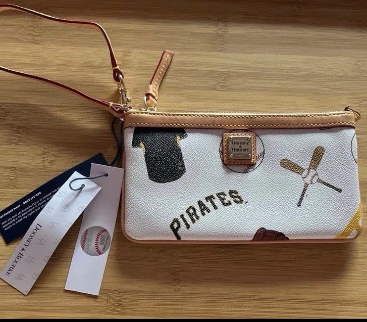 Dooney & Bourke Wristlet of the Pittsburg Pirates Baseball.new with tags