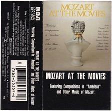 Mozart At The Movies Cassette 1985 1st Edition Compilation