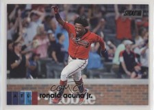 2020 Topps Stadium Club Black Foil Ronald Acuna Jr #116 8k4