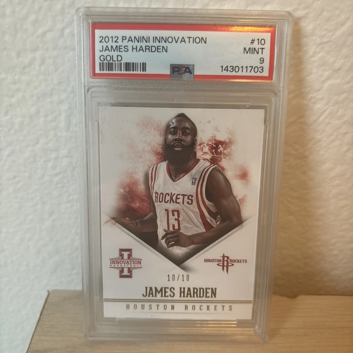 Panini James Harden Basketball Serial Numbered Sports Trading Card