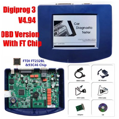 Digiprog 3 V4.94 Auto Car Mileage Correction Odometer Adjustment Diagnostic Tool