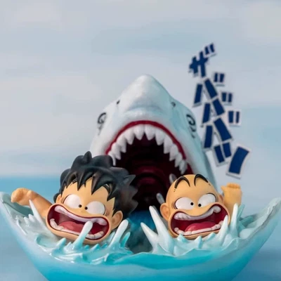 🔥🐉 Figurines Dragon Ball Z Son Goku & Krmonary Shlavabo – Attack Water Escape - Photo 1/4