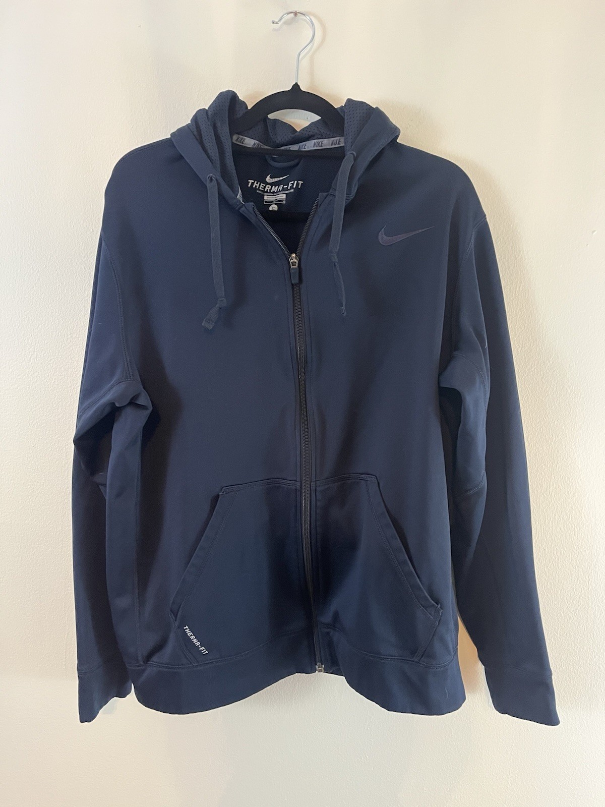 SACAI X NIKE Giacca Nike Therma Fit uomo grande blu navy full zip