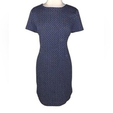 Calvin Klein Short Sleeve Stretch Knit Sheath Dress Size 8