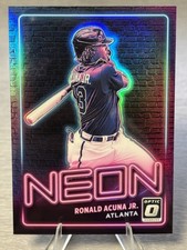 🔥⚾️RONALD ACUNA JR. 2021 Optic NEON Prizm SSP #CASE HIT! #BRAVES SUPERSTAR!⚾️🔥