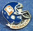 New Denver Broncos NFL "Fine Pewter" Hat Lapel Collector Pin Siskiyou SF9 — photo 3