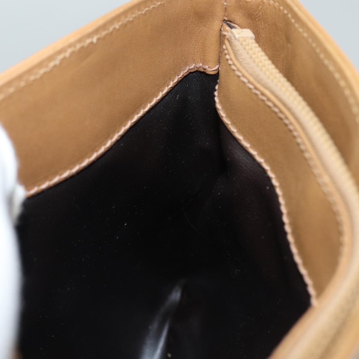 Celine Vintage Macadam Canvas And Leather Beige Shoulder Bag — image 19