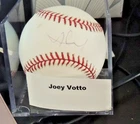 Joey Votto Autographed OML Baseball Cincinnati Reds MLB Authentic LH027168
