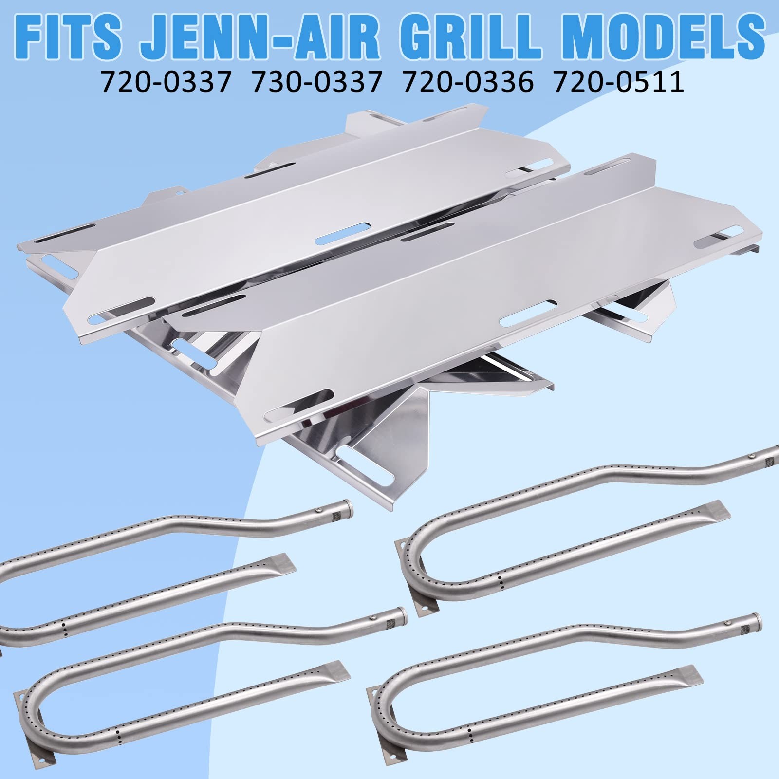 Hipoilk Grill Parts Kit for Jenn-Air 720-0337 730-0337 720-0336 720-0511
