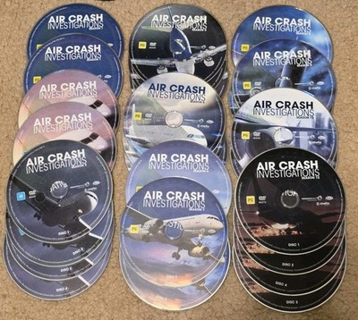 Air Crash Investigation Dvd Seasons 1 To 10 And 12 Discs Only