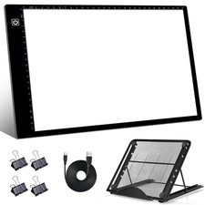 Diamond Painting Accessories A4 Light Pad, Upgraded Light Board High Brightne...