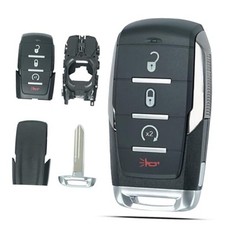 Key Fob Shell Case Replacement Fits for Dodge Ram 1500 2019 2020 2021 2022