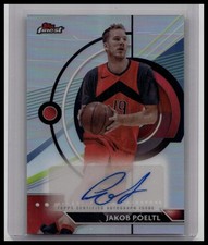2023-24 Finest #FA-JPO Jakob Poeltl Finest Autographs Refractors