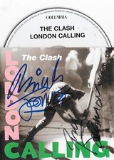 Mick Jones/Paul Simonon signiert The Clash   ...