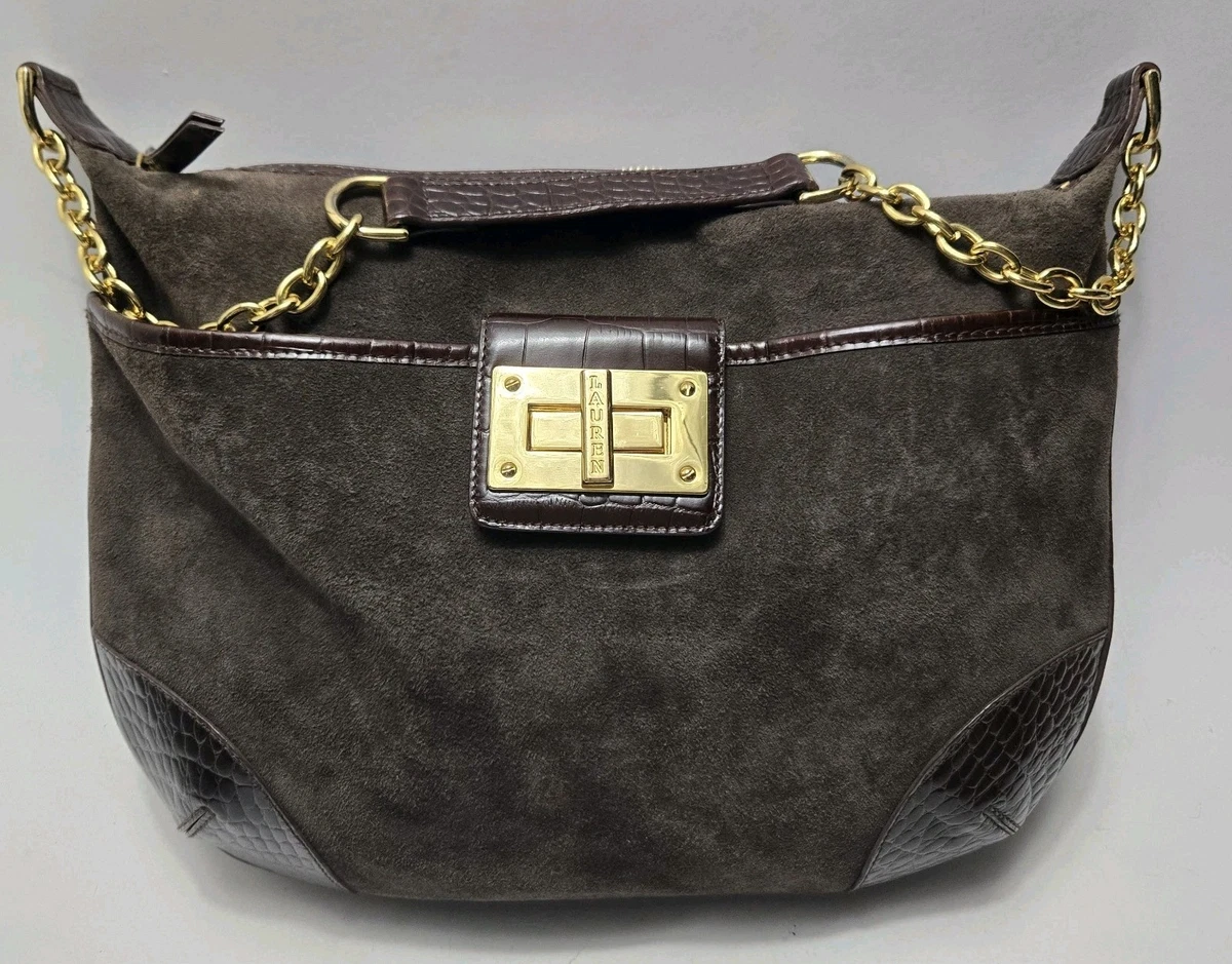 Ralph Lauren Suede Exterior Bags & Handbags for Women for sale - eBay