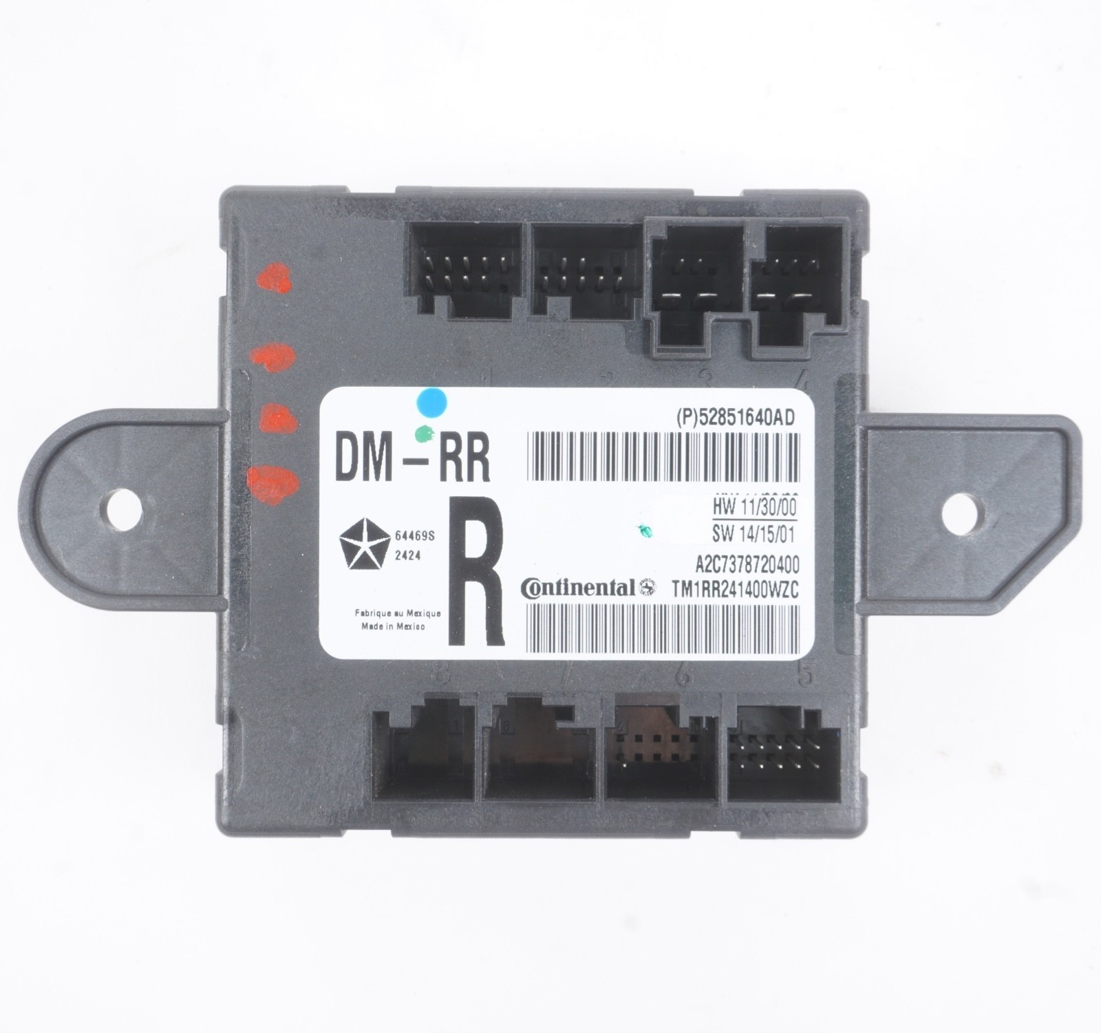 2014 - 2017 Maserati Ghibli Rear Right Door Control Module BCU Unit Factory OEM