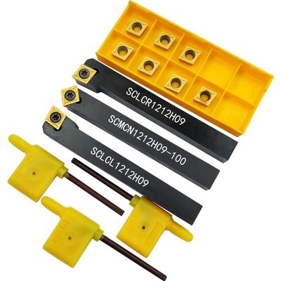Drehmeißel Set 13-tlg CNC Hartmetall Wendeschneidplatten Halter