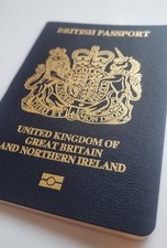 Reisepass UK - Requisite, Prop für Sammler. Ultra Realistisch