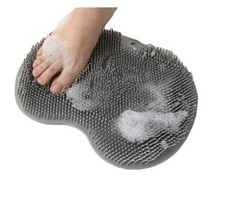 Shower Foot Scrubber Mat Back Washer Exfoliating Foo Cleaner for Men & Women