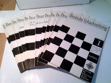 Konvolut: 12 Zeitschriften  Deutsche Schachzeitung Kompletter Jahrgang 1966. Tes