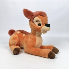 12" Bambi Plush Authentic Disney Store Exclusive Stuffed Animal Deer Fawn Baby