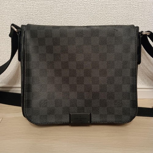 Louis Vuitton Damier Graphite District PM Shoulder Bag