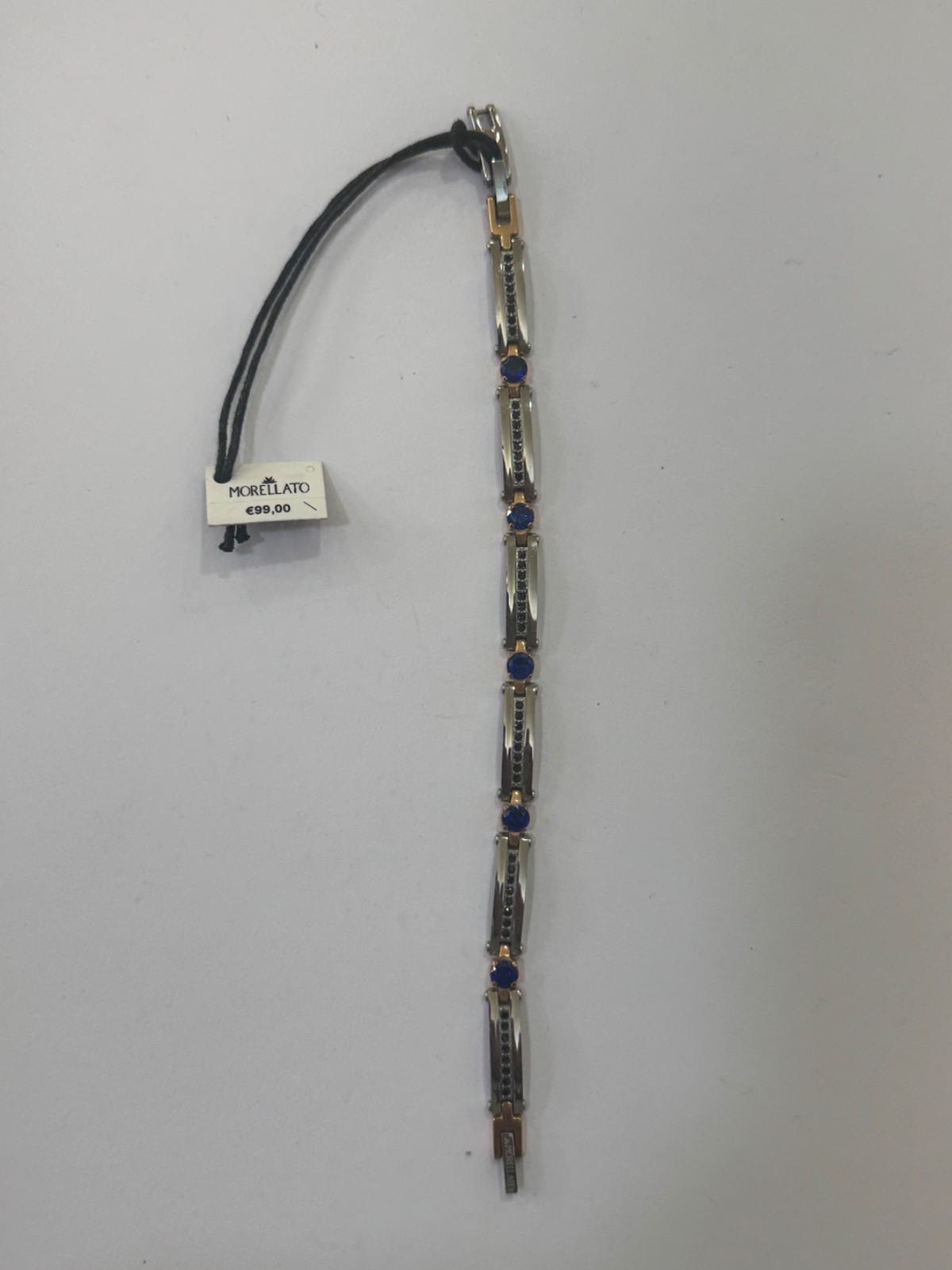 BRACCIALE  MORELLATO UOMO ""URBAN"" REF SABH23 ACCIAIO BLU -NUOVO-