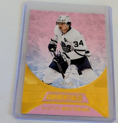 2021-22 Upper Deck Credentials Pink #5 Auston Matthews (31/49)