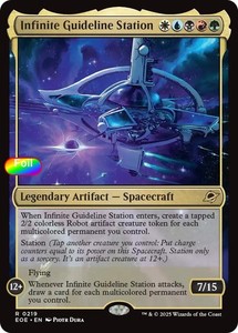 Infinite Guideline Station - Edge of Eternities #219 Foil