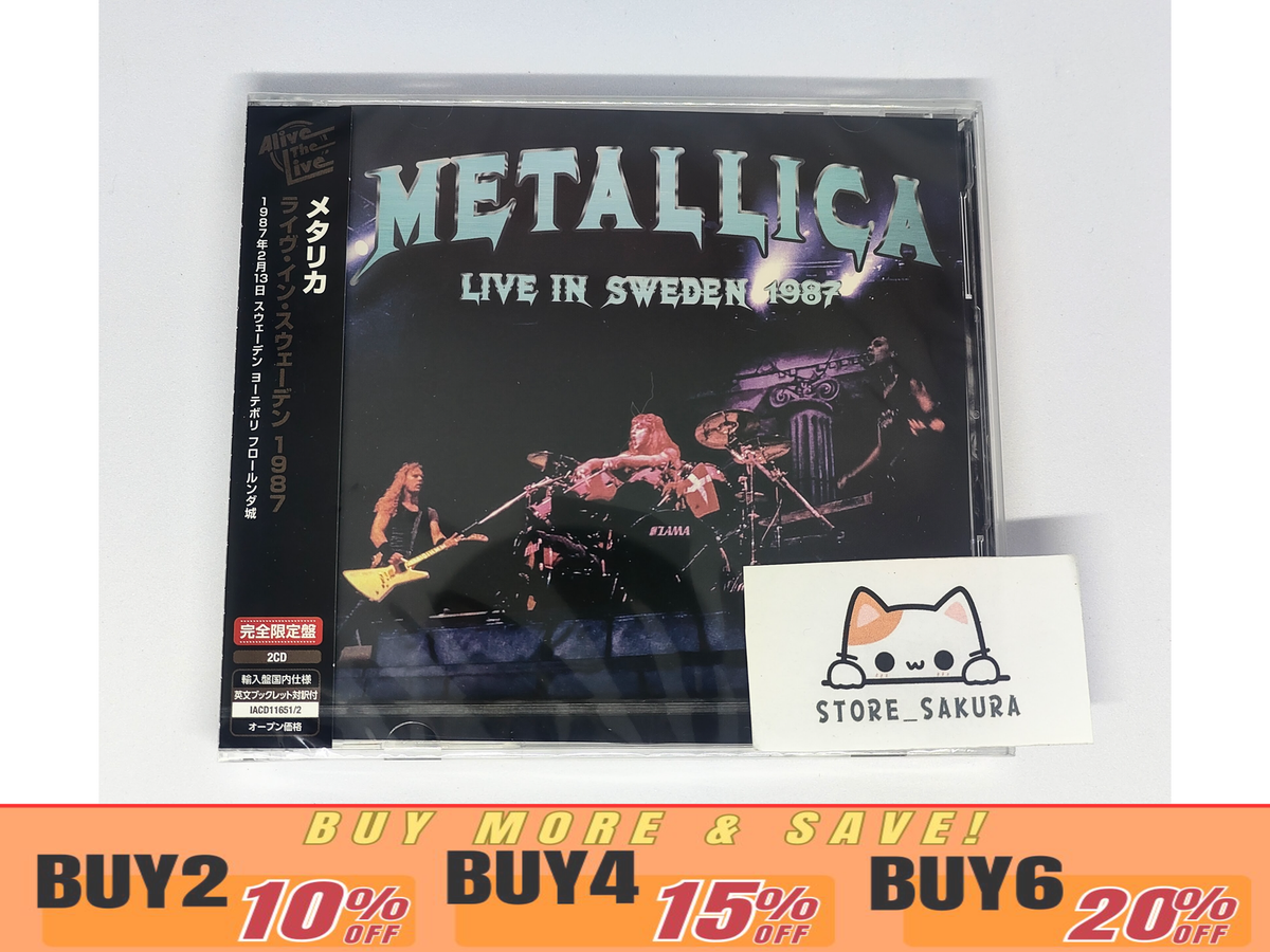 LLICA／メタリカ　CD Metallica Live In Sweden 1987 Limited Edition From Japan 2 CD