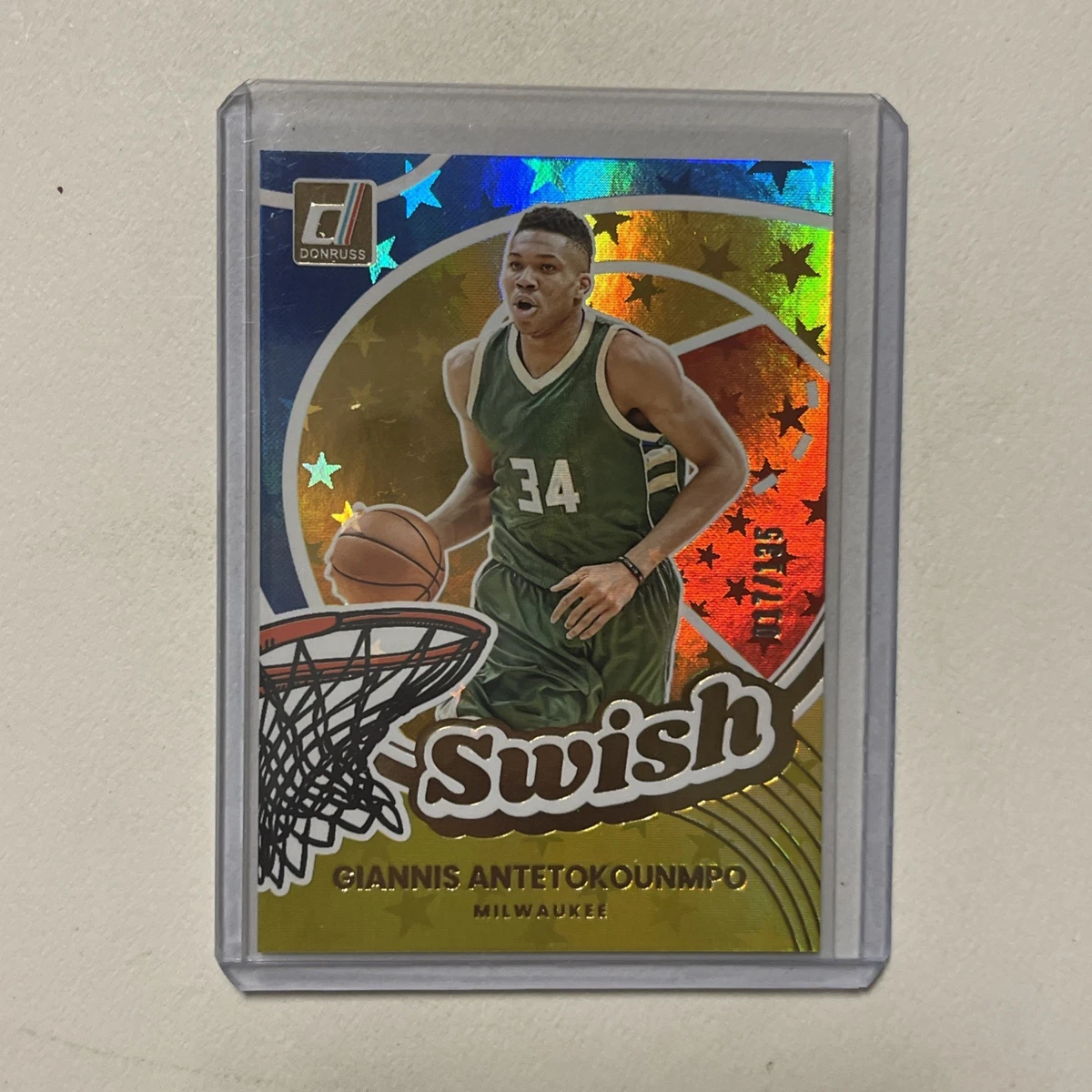 Giannis ヤニス アデトクンボ プレートカード 世界1枚限定 1of1 Giannis Antetokounmpo Basketball Sports Trading Cards