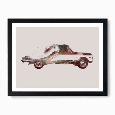 Drive Me Back Home 03 Art Print Framed Wall Art Poster Canvas Print Picture