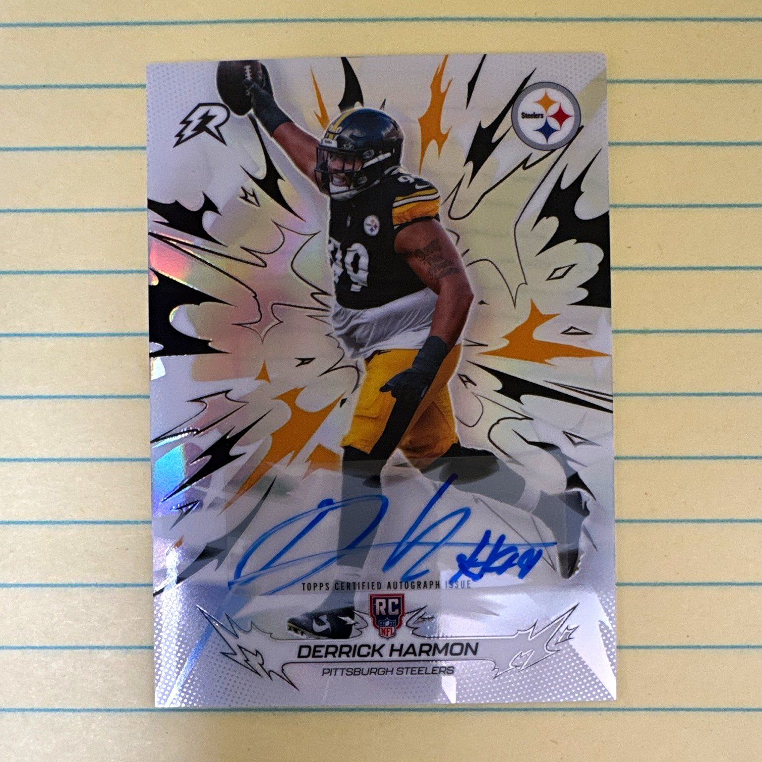 Topps 2026 Resurgence Derrick Harmon #181 Steelers Rookie Autograph RC Auto