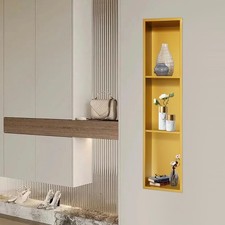 3 Tiers Recessed Bathroom Shower Shelf Shower Wall Niche Shower Storage Shelf