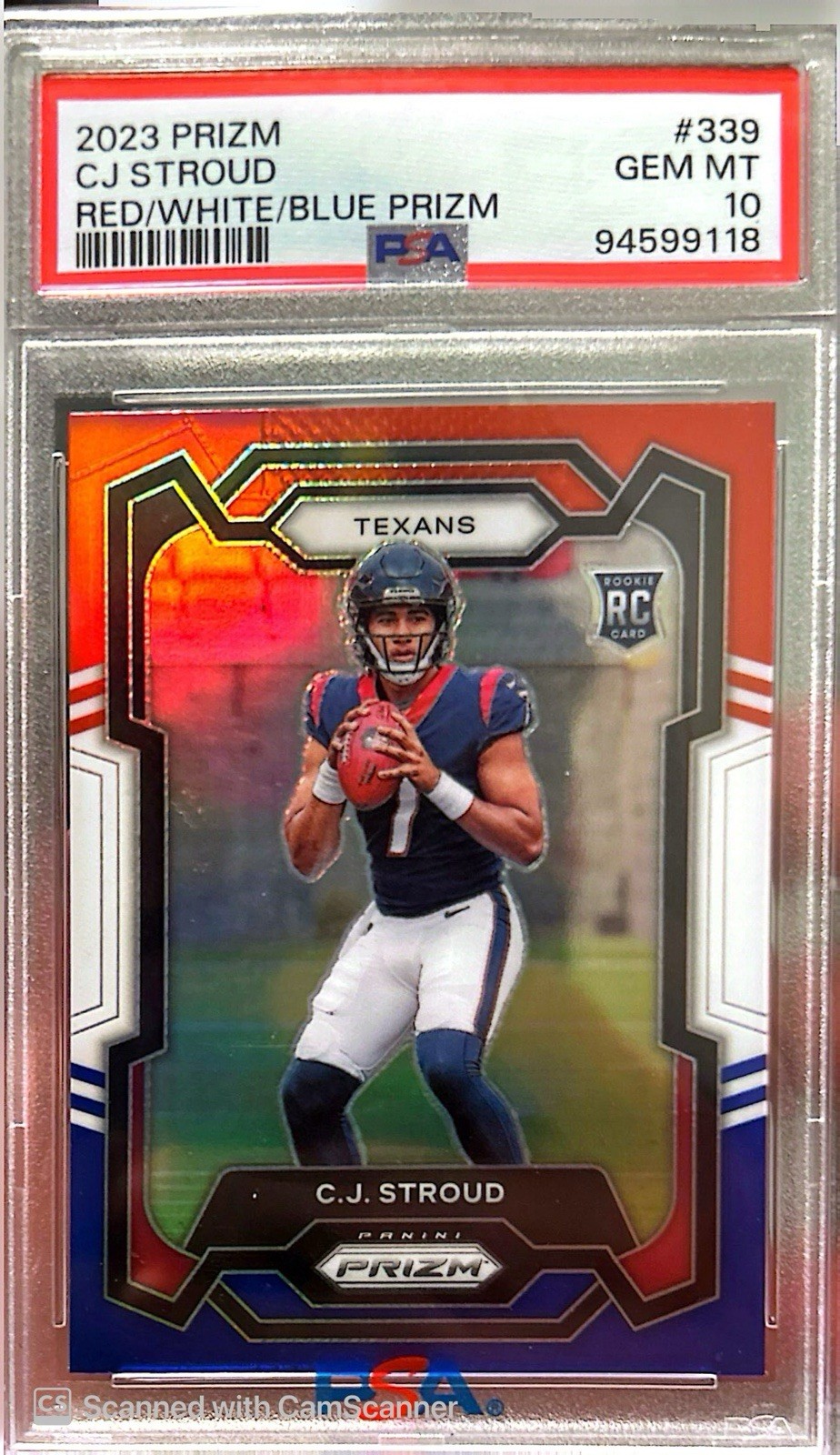 CJ Stroud Panini Prizm #339 Red/White/Blue