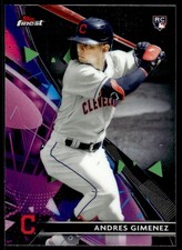 2021 Finest Andres Gimenez Rookie Cleveland Indians #10