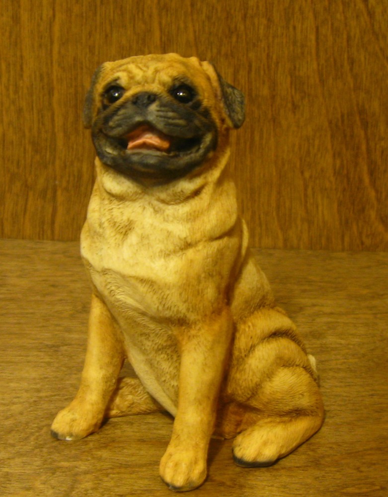 Castagna Dog Figurines #0851 PUG sitting, 4.5